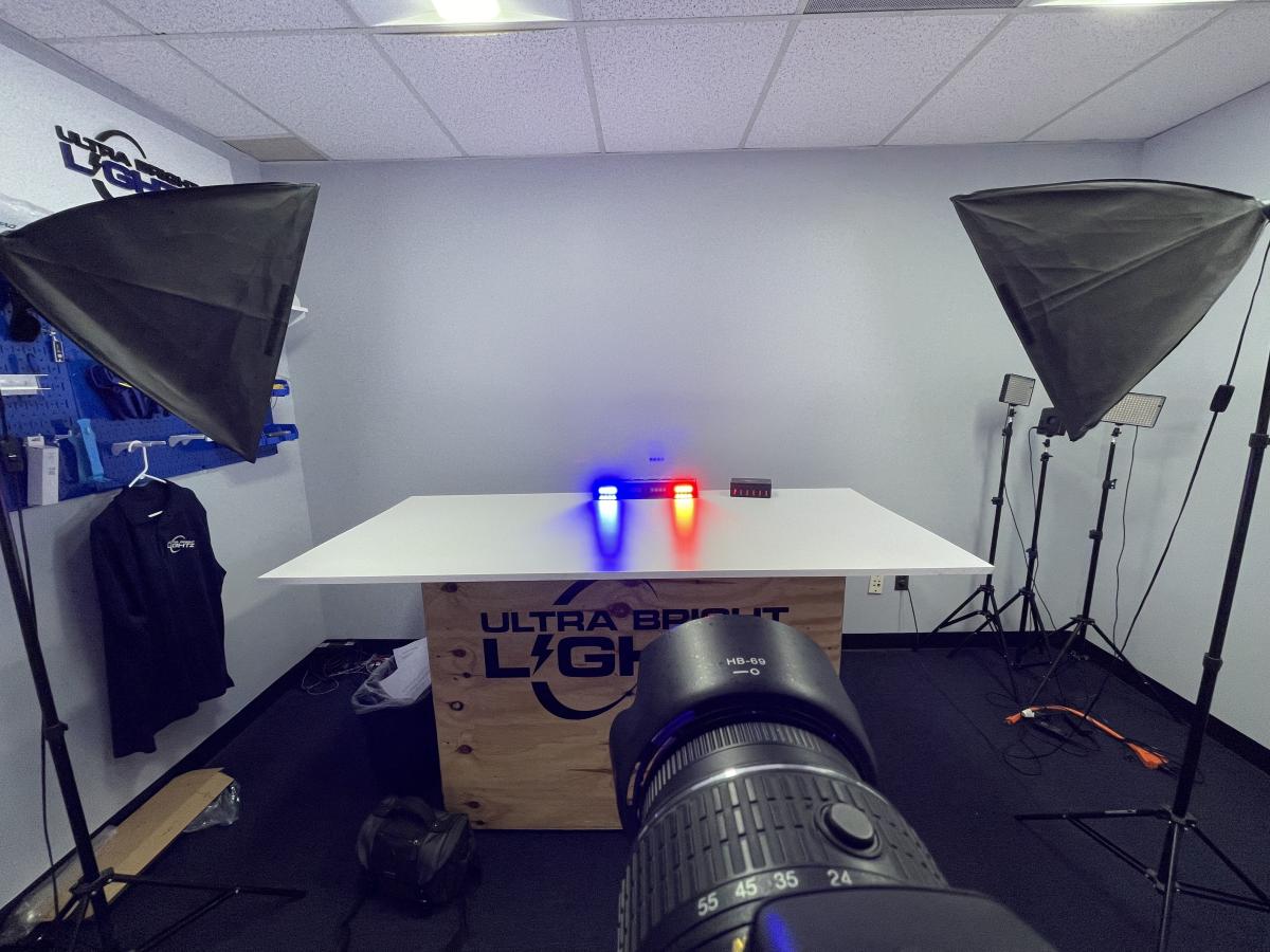 Behind the scenes ilumex 4X and  UBL Switch Box Lights On